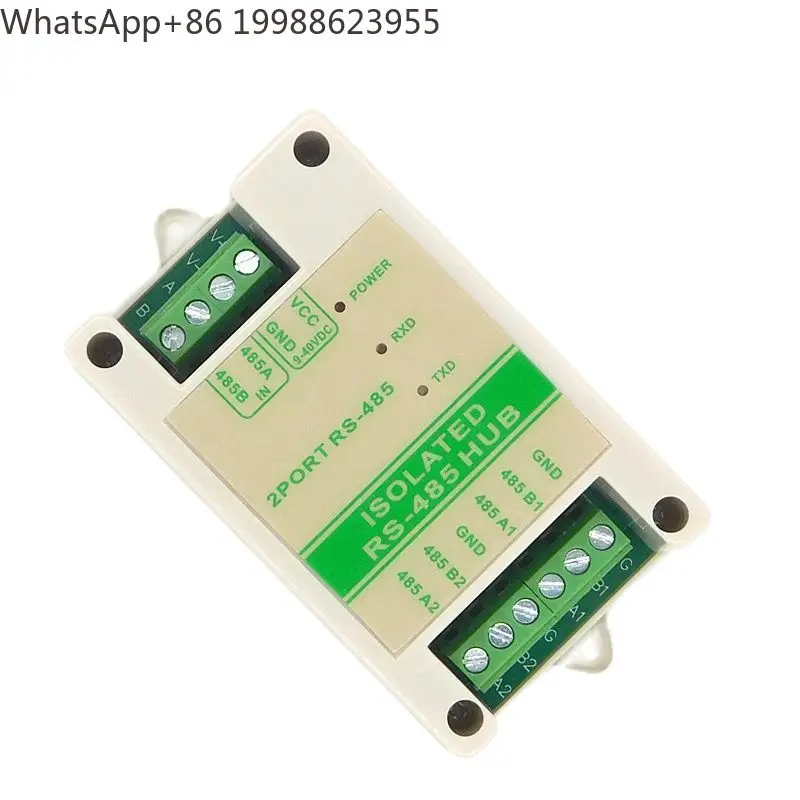 485 Repeater Industrial Grade Optoelectronic Isolation 4-way RS485 Hub Splitter Splitter 1 In 4 Out