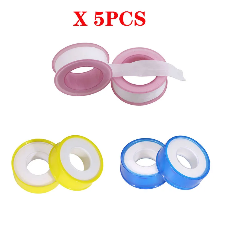 2/3/5pcs Thread Pipe Seal Tape Roll Joint Plumbing Fitting Faucet Repair Tool Water Proof Adhesives Sealants Polyethylene