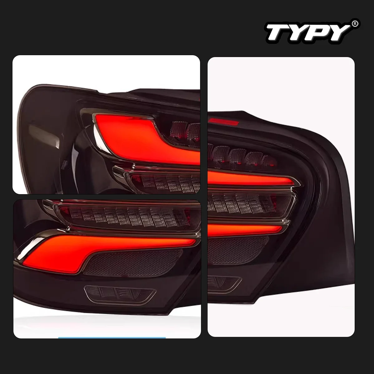

TYPY Car For Benz A-Class W176 Taillights 2013-2018 Upgrade Modified New DRL Dynamic Turn Signal LED Taillight Auto Accessories