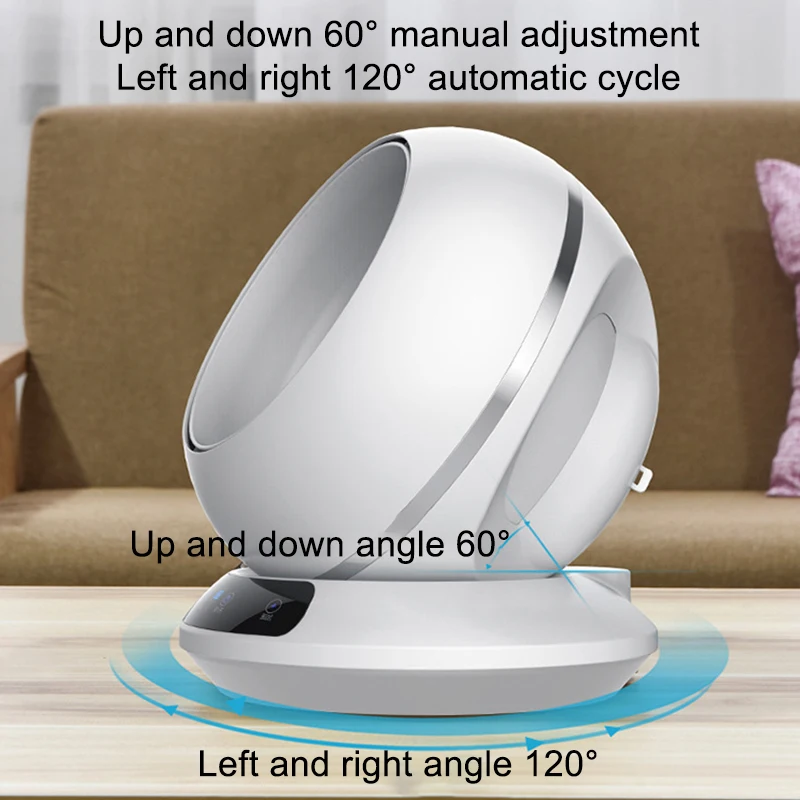 مروحة بلا شفرات للمنزل ، سطح المكتب ، المكتب ، جهاز التحكم عن بعد ، الأيونات السالبة ، تنقية الهواء ، كرة القدم الدائرية ، الإبداعية ، الجديدة ،