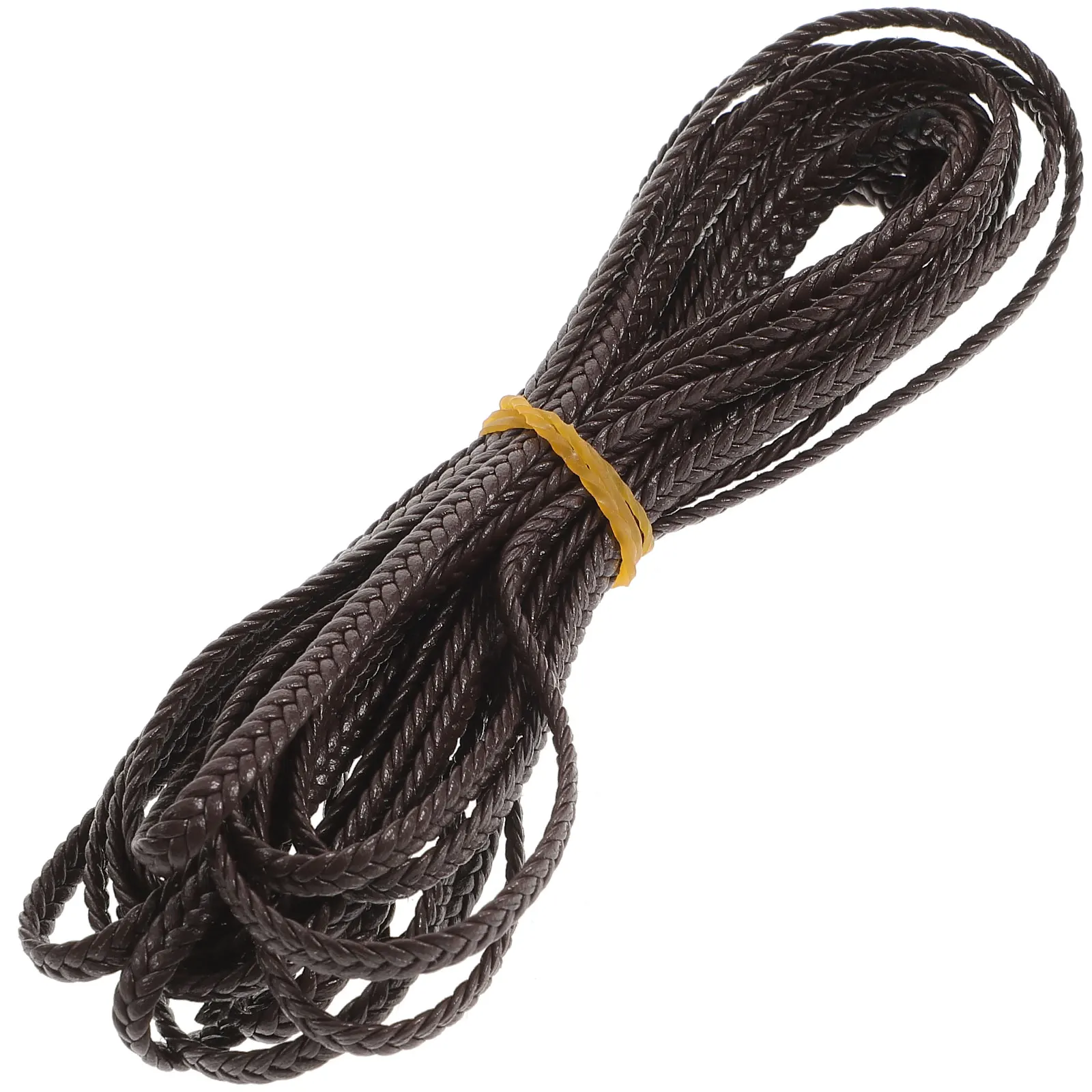 

Flat PU Rope DIY Chain Making Cord Necklace Cords Pendant Hanging Wear Resistant Durable Jewelry Crafting Accessories Braided