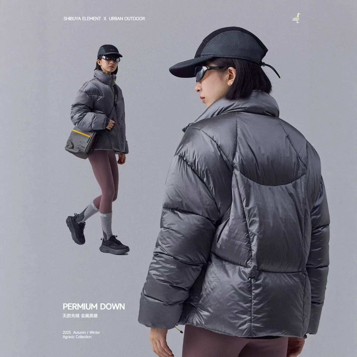 

Waterproof Metallic Down Jacket For Men Women Winter New 90% White Duck Down Coats Couple's Stand Collar Puffer Jacket JK-136