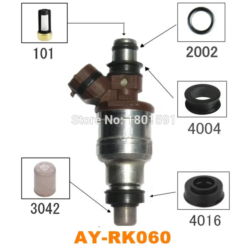 40sets Fuel injector repair kit  for Toyota 4Runner Pickup T100 3.0 #23250-65020 (AY-RK060)