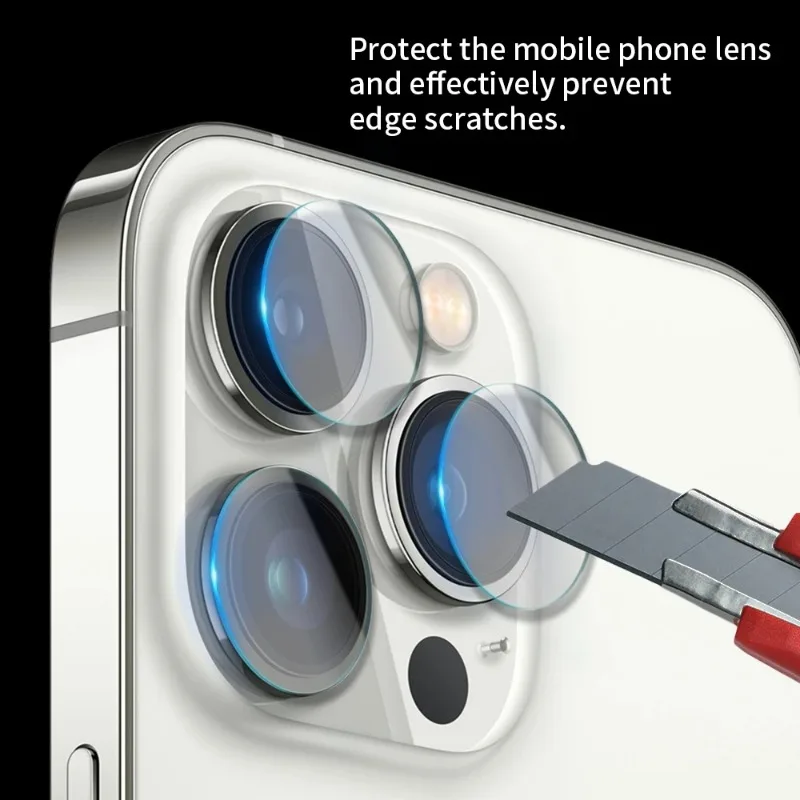 Película de vidro temperado para iphone 15, 15plus, 15pro, max, antiriscos, protetor de câmera traseira, série 15