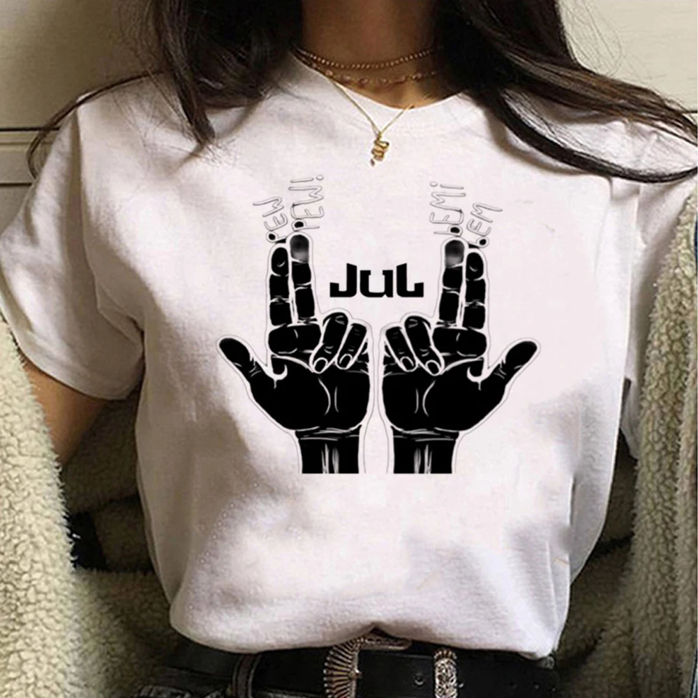 Jul tshirt women streetwear Y2K graphic tshirt female harajuku clothes