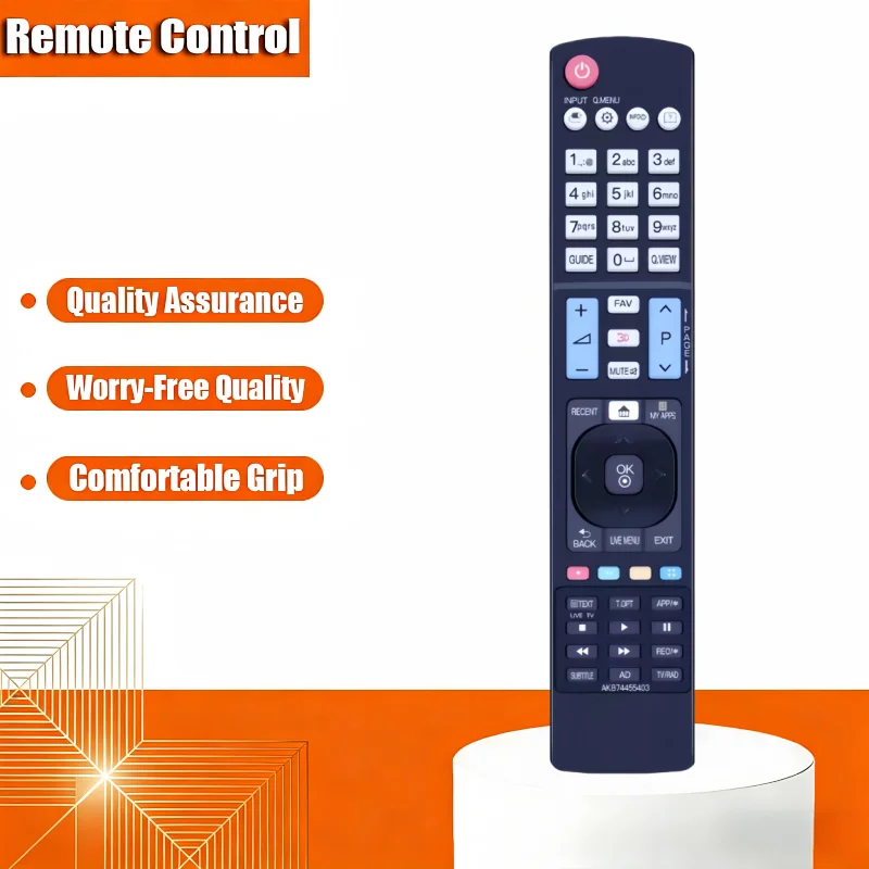 

New Remote Control for AKB74455403 Compatible with LCD TV 3D Smart Models 32LF650V 32LF652V 32LF653V 42LF650V 42LF652V 42LF653V