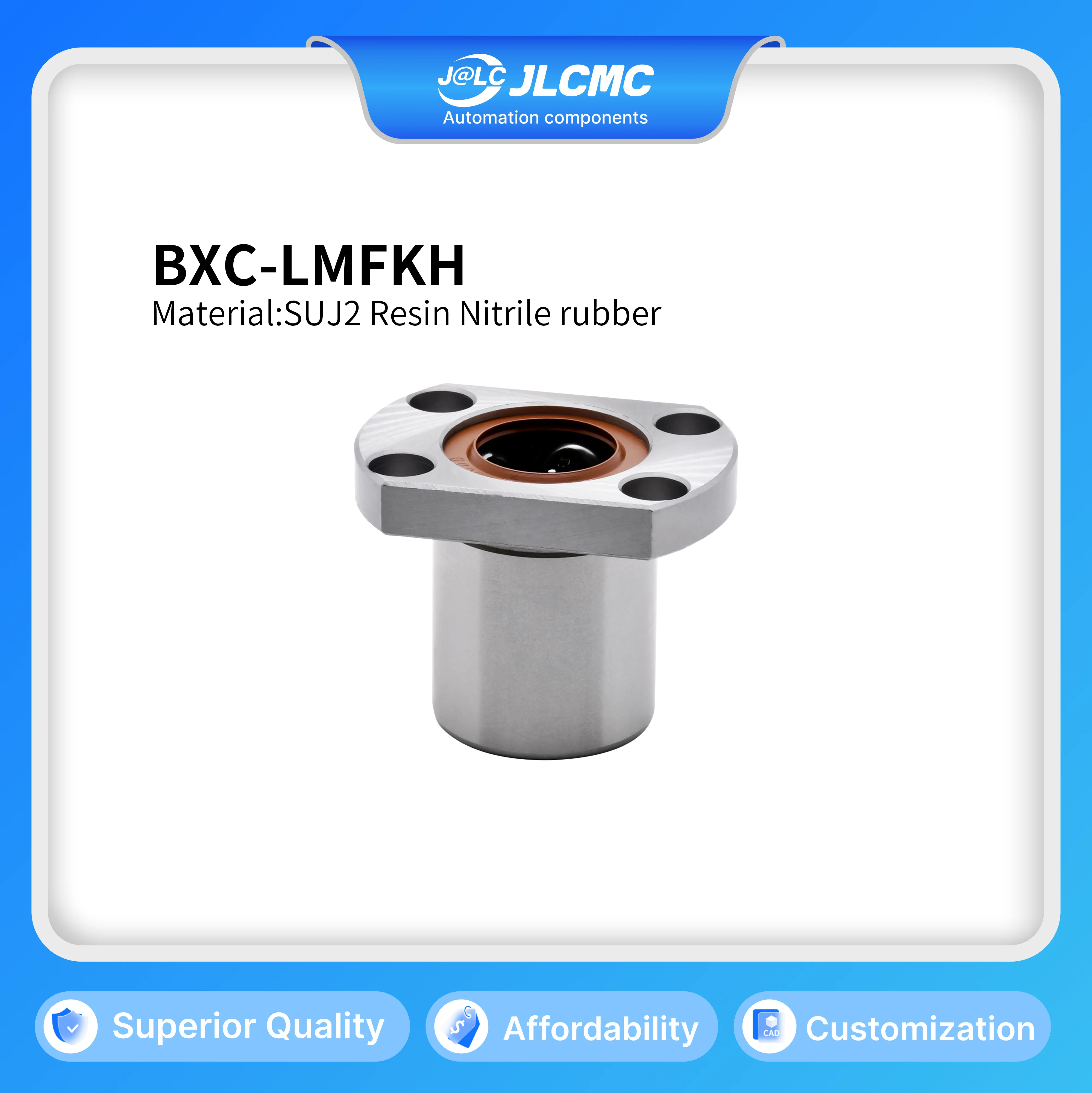 1Pc Flange Linear B…