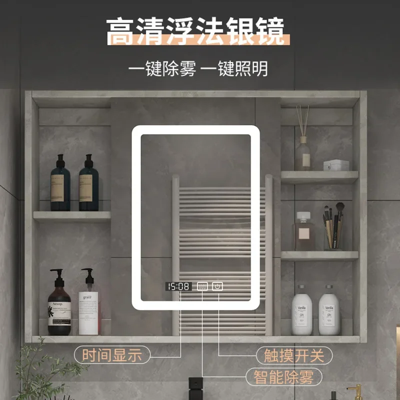 Simple Solid Wood Cabinet for Bathroom Easy Assembly High Quality Stable Structure Durable Build Scratch Resistant