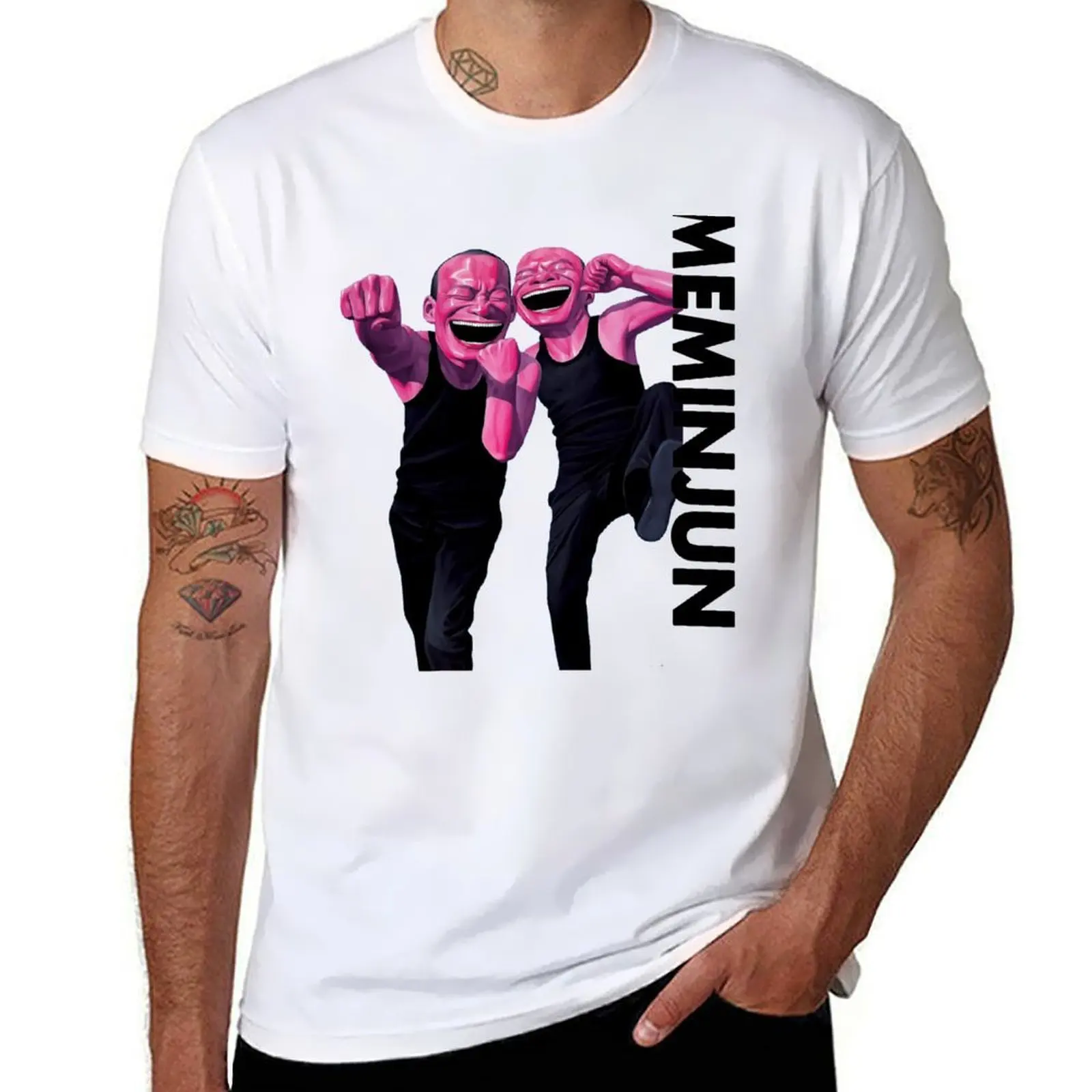 

You Minjun T-Shirt t shirt man luxury t shirts for man pack cotton T-Shirt