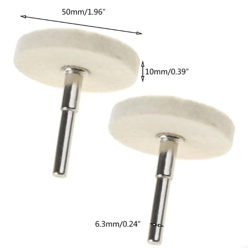 77JA 2 "Nén Vải Len Đĩa Đánh Bóng Đệm Bánh Xe Len Đánh Bóng Bánh Xe Để Đánh Bóng Jadeite, Jades, Mã Não