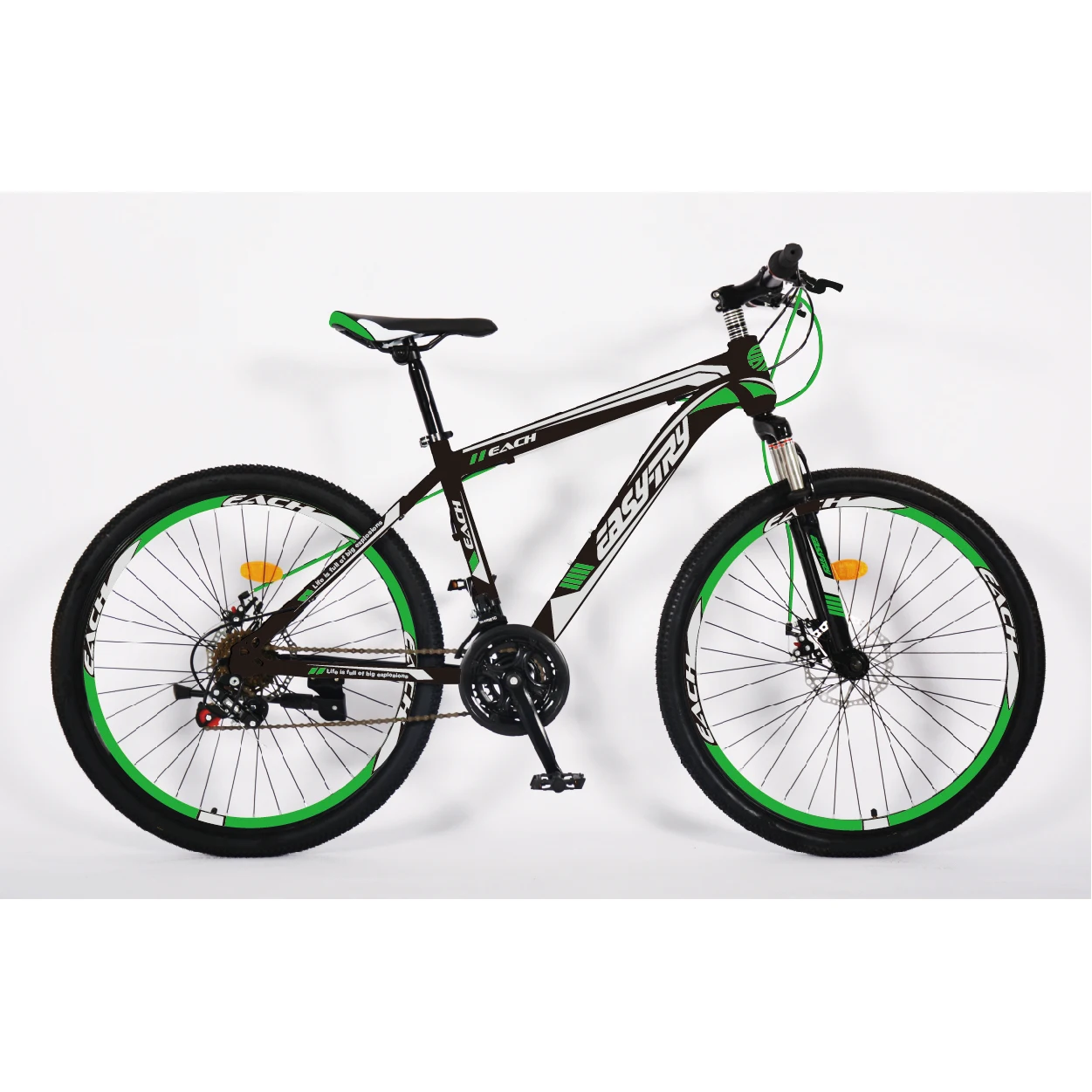 2026 Model 26-Inch MTB Mountain Bike with Aluminum Alloy/Steel Frame Disc Brake 21-Speed Gears & Ordinary Pedal