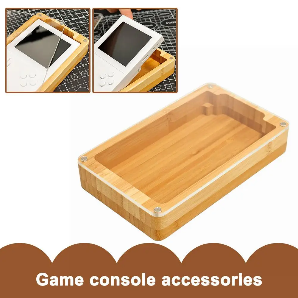 Magnetic Wooden Storage Box For AnaloguePocket Storage Box Handheld Machine Body Protective Shell Hard Shell Accessories O8P3