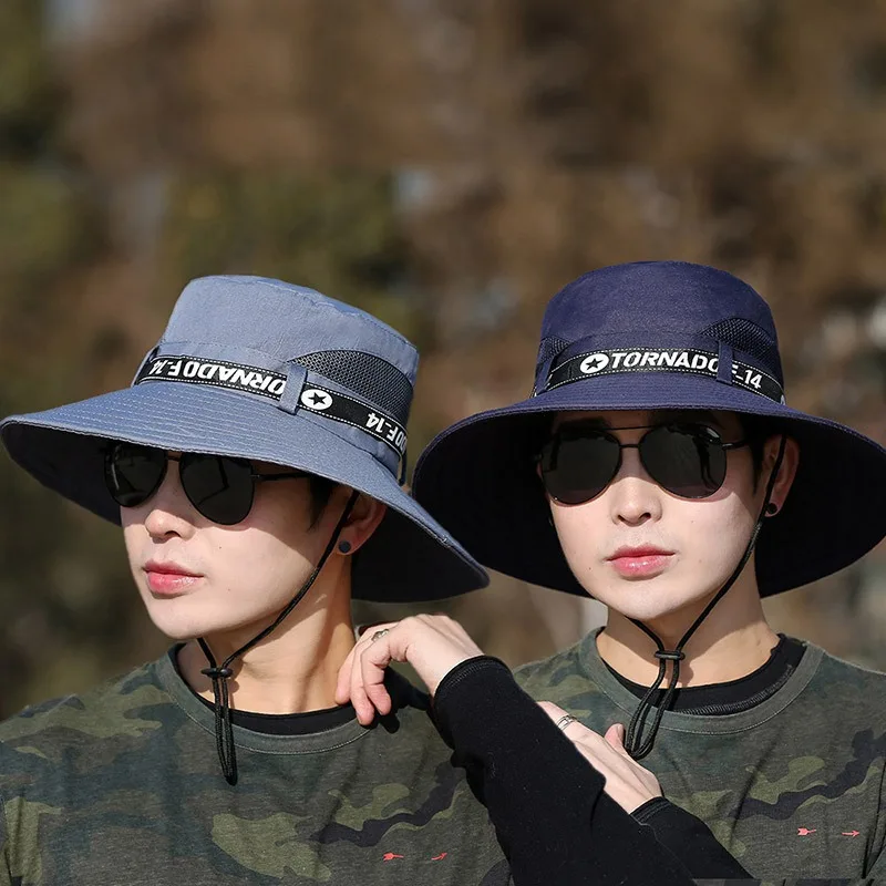 

Камуфляжная шляпа-ведро, уличная шляпа с круглыми полями, мужская дорожная шляпа от солнца, летняя шляпа с затенением, велосипедная альпинистская рыбацкая шляпа