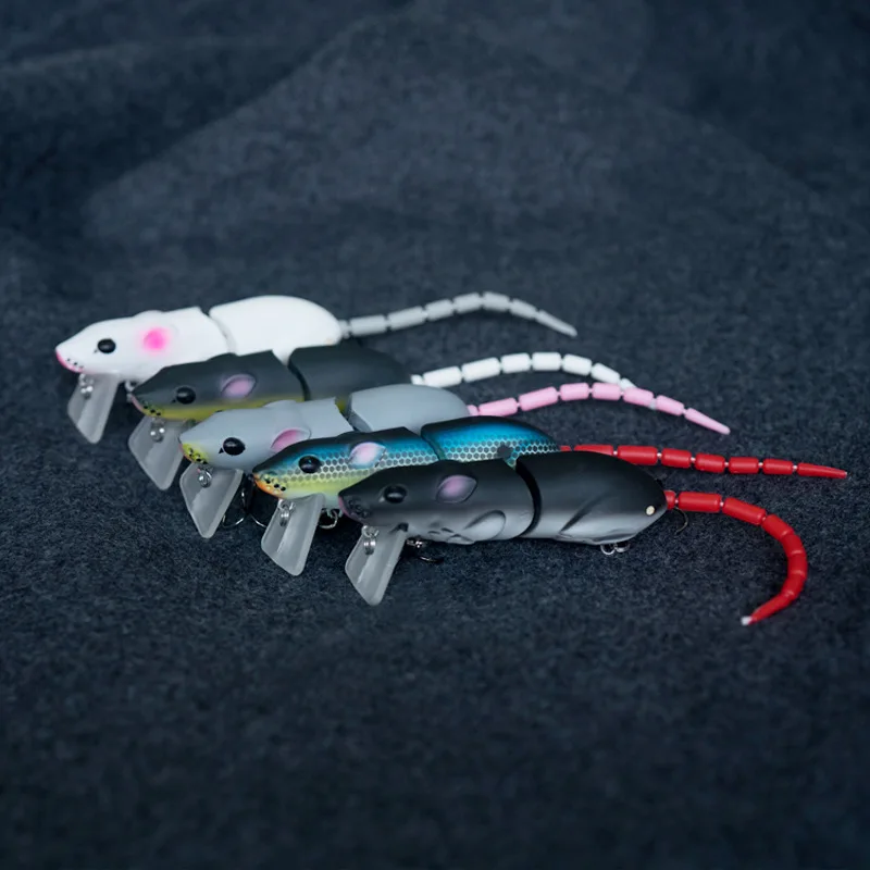 

Mouse Lure Black Minnow Hard Plastic Rat Fishing Lure Artificial Plastic Rat Fishing Bait Floating Bait Fishing Accessories