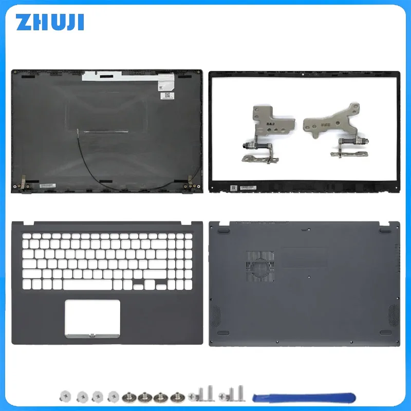 Repalce Cover For VivoBook X515 X515E X515M X515J X515JA LCD Back Topcase Front Bezel Palmrest Upper Case Bottom Cover Hinges