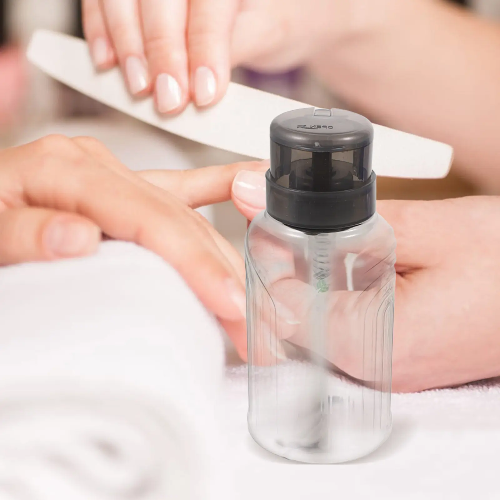Nail Liquid Bottle 2Ml Clear Pet Plastic Dropper Containers for Soak Off Gel Remover Primer Monomer Storage Caps