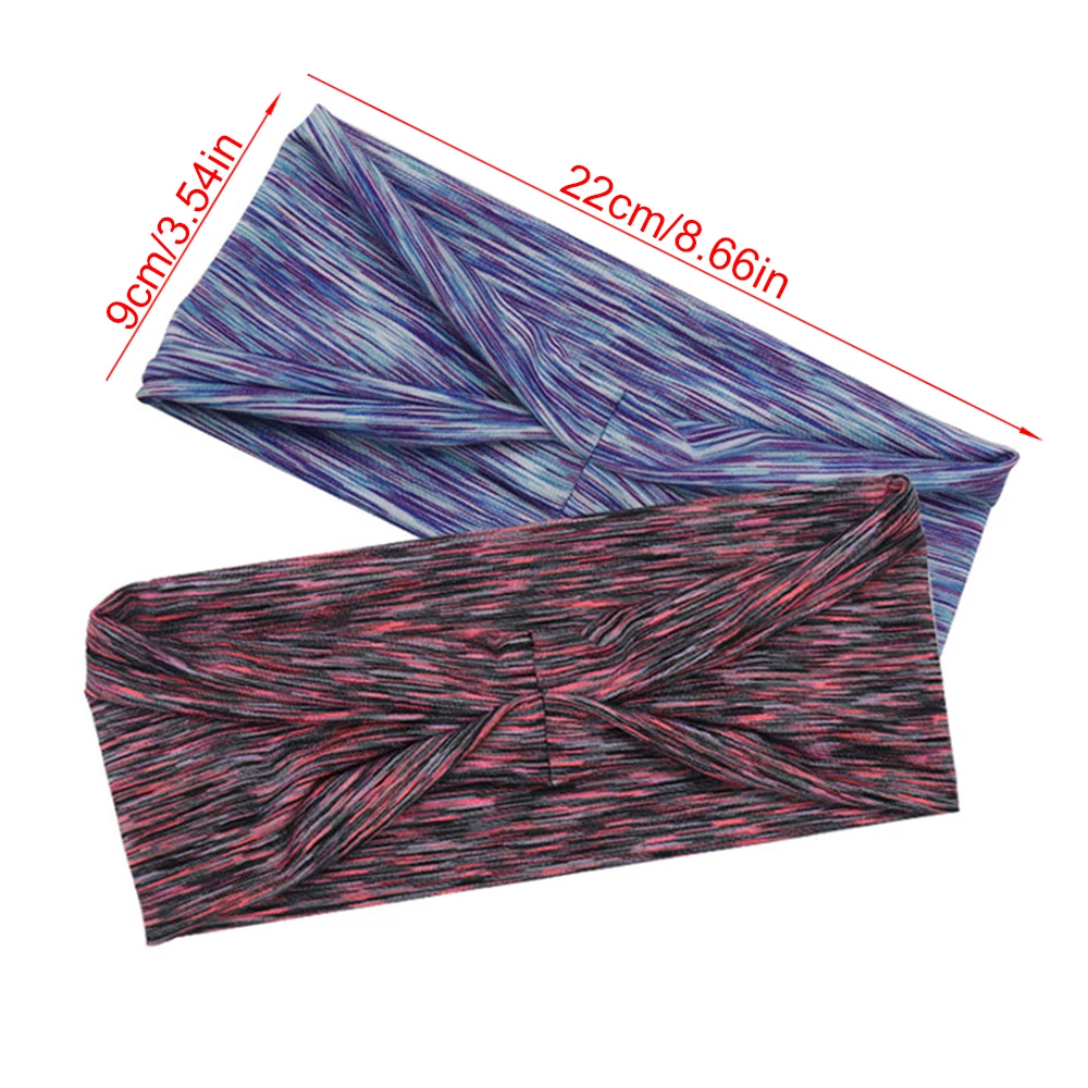 ผู้ชายผู้หญิง Headwear โยคะฟิตเนสดูดซับเหงื่อ Hairbands HEAD Band กีฬา Hairbands โยคะ Headbands