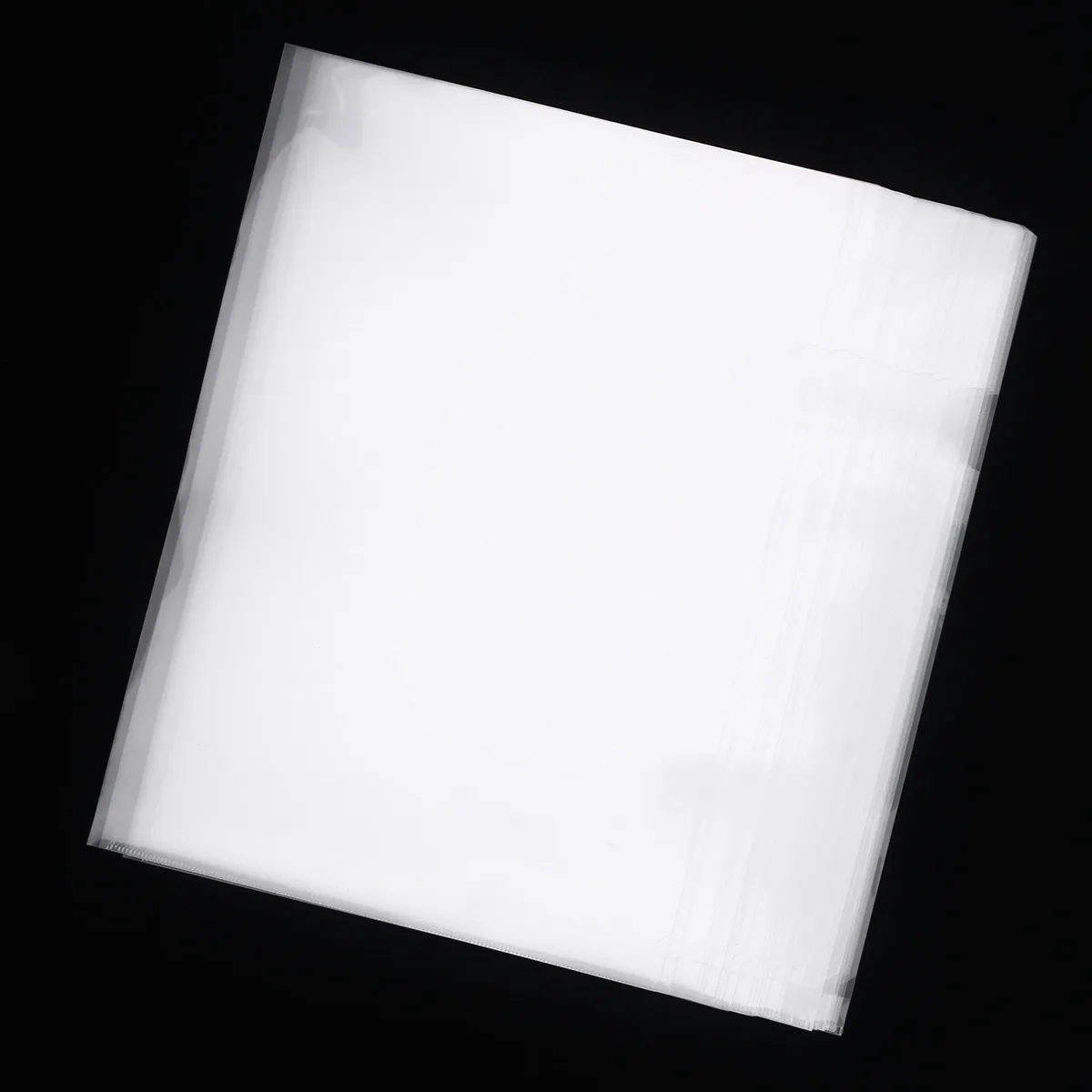 

30Pcs A4 Clear Transparent File Folder L Shaped Opening Plastic for Efficient Paper Sorting Home Office School