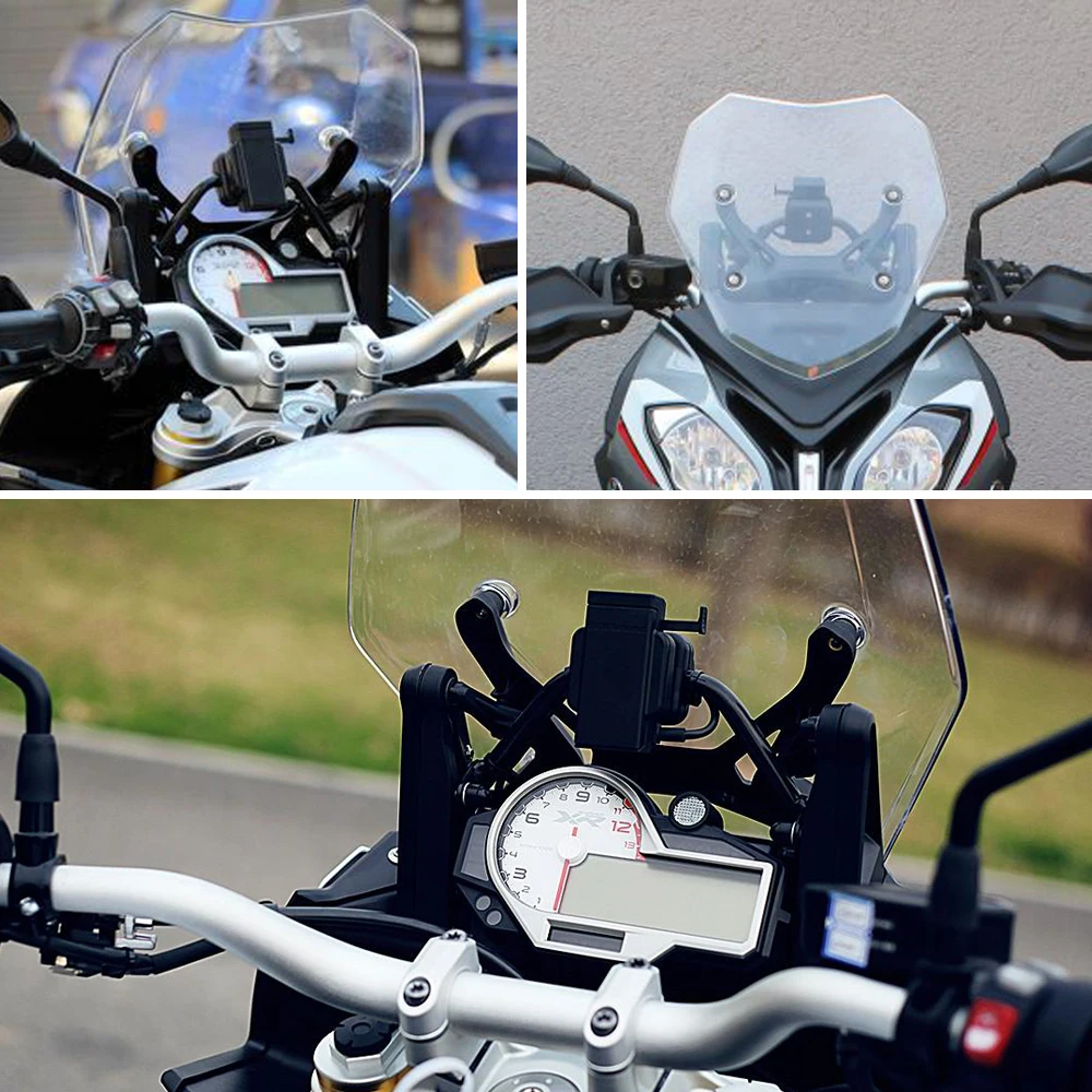 Mobile Phone GPS Navigaton Bracket USB Wireless Charging For BMW S1000 XR S1000XR 2015-2019 2018 2017 Motorcycle Stand Holder