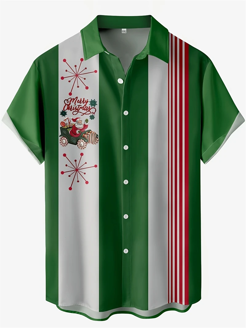 

Funny Santa Claus Christmas Pattern 3D Printed Shirts For Men Clothes Give Mens Xmas Gift Blouses Cosplay Y2k Blouse 2026 New