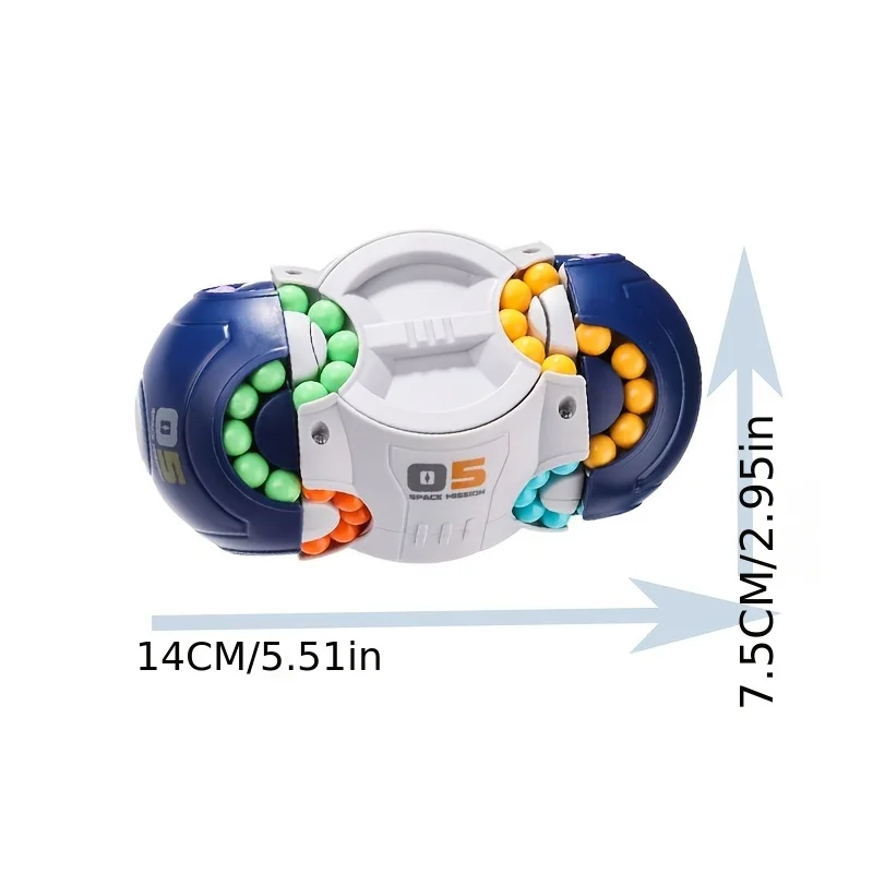 Ośmiokątna obrotowa kostka magiczna, zabawka antystresowa, układanka logiczna, zabawka do ćwiczeń palców, zabawka dekompresyjna, zabawka do redukcji stresu.
