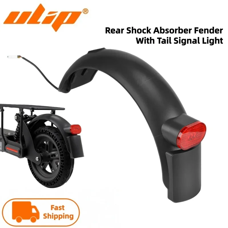 Uniwersalne błotniki tylne Ulip z światłem stop do hulajnogi Xiaomi G30 serii F, amortyzatory tylne, błotnik, światło tylne