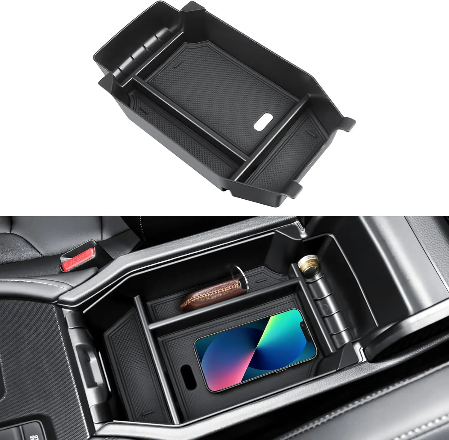 Organisateur de console centrale pour Honda Accord 11e génération 2023-2025, insert de plateau de rangement ABS antidérapant, accessoires intérieurs