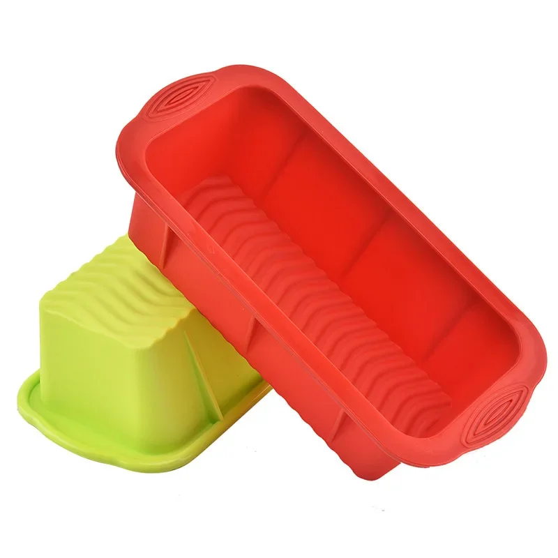 Rectangular Silicone Mold Baking Tools Candy Toast Mould Easter Bread Baking Tool DIY Kitchen Supplies Cake Bakeware Pan