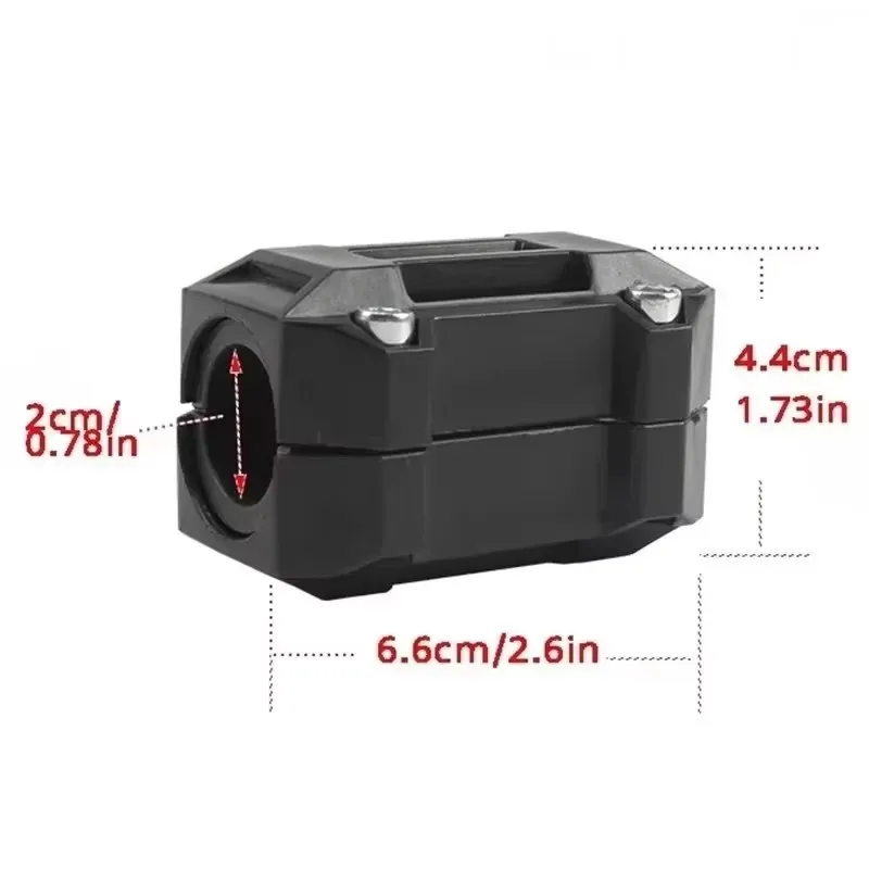Suitable for motorcycle Yamaha Honda Kawasaki modified bumper protection block anti-collision block 22/25/28mm universal