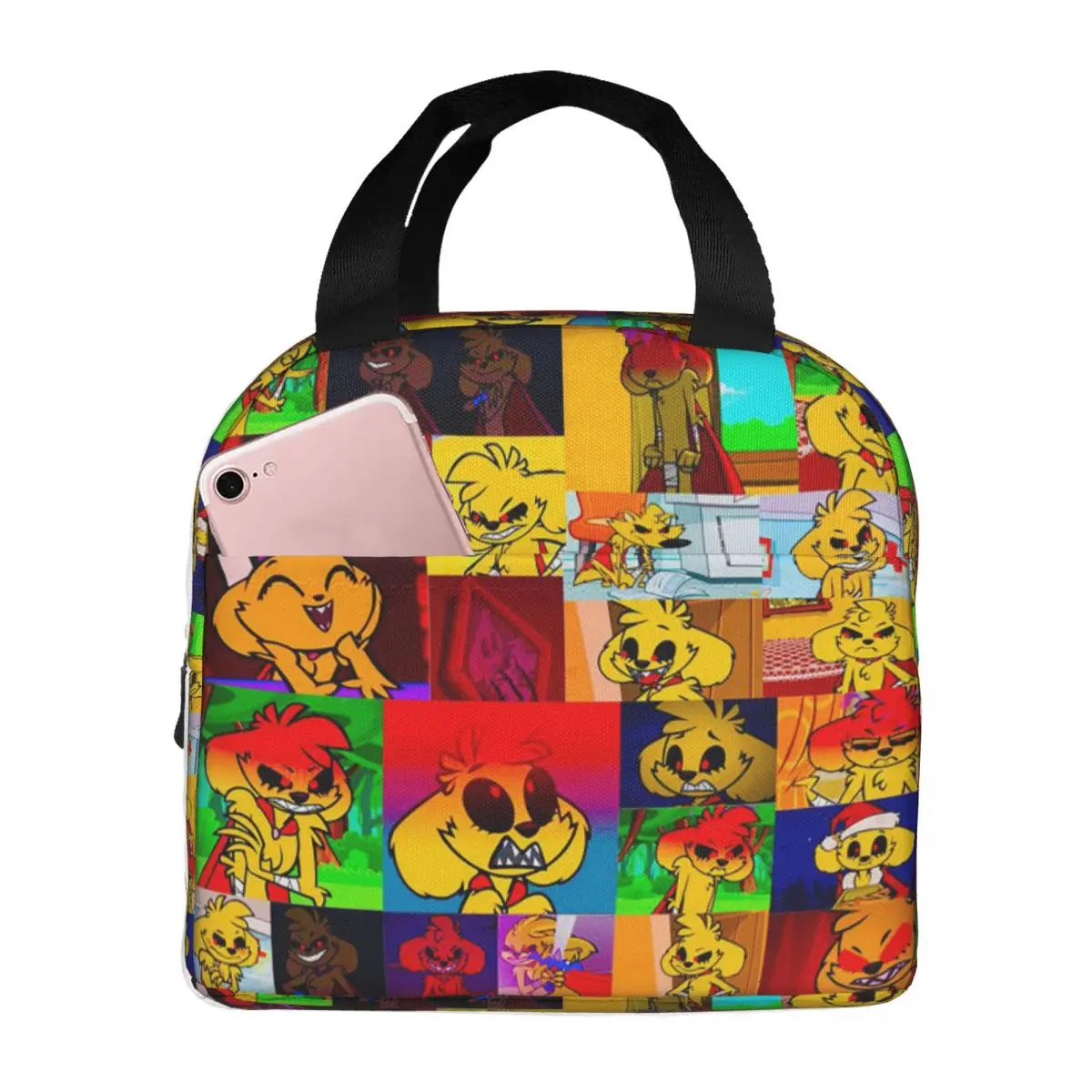 

M-Mikecrack-S Miner Изолированная сумка для обеда для детей Школьный холодильник Термальная коробка для еды Tote Герметичные коробки для завтрака Контейнер