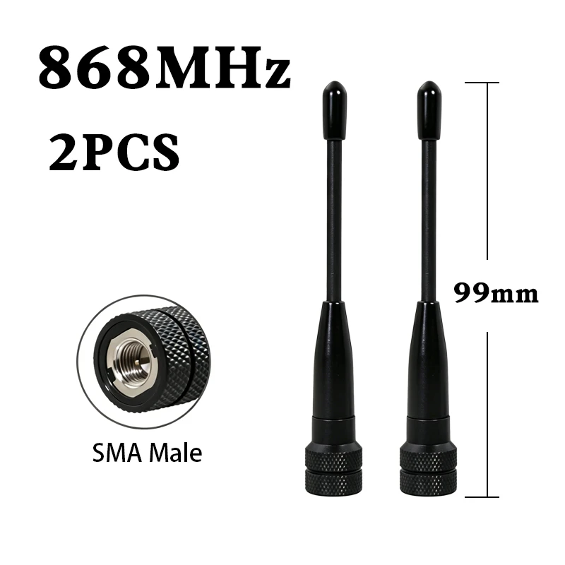 GIZONT LoRa 868MHz 915MHz Soft-Antenne SMA Kleine Antenne für Meshtastic ESP32 Board Lora32u4 II Internet WiFi Antenne mit Niedrigem VSWR
