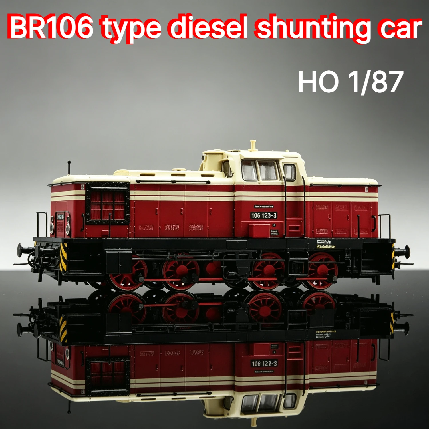 ROCO HO Type 1/87 Model Train BR106 Diesel Shunting Car 70259 Digital Sound Effects Red Toy Train Collectible Boys Toy Gift