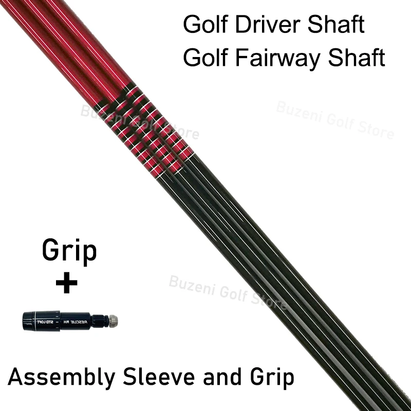 

New A D V F Golf Shaft 5/6/7 R1/SR/S/X Compatible Driver Shaft Or Fairway Wood Graphite Free Installation with Grips And Sleeve