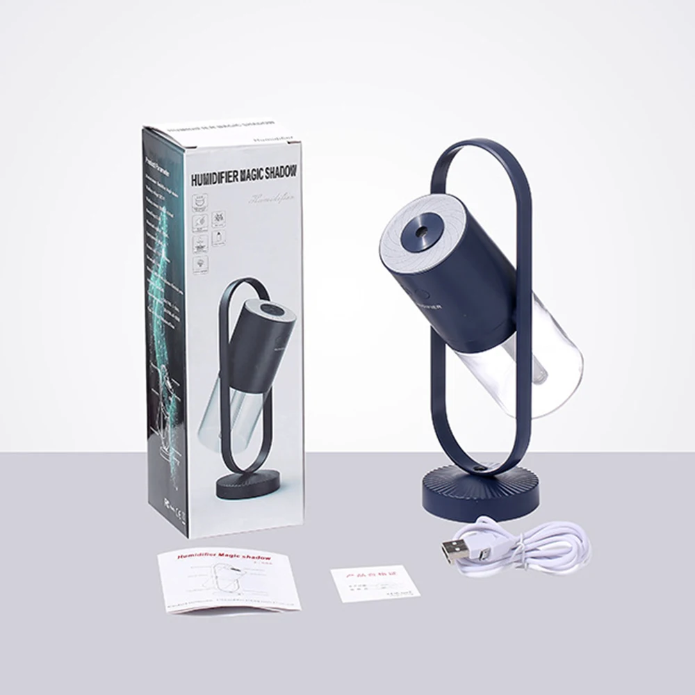 Mini humidificateur d'air électrique USB avec veilleuse colorée, diffuseur d'huile aromatique, pulvérisateur de brume fraîche, supporter ficateur d'air, maison, voiture, 200ml