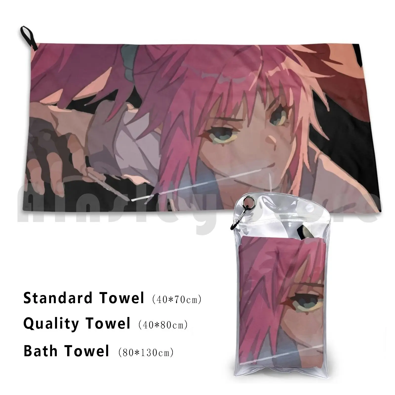 Machi The Cute Spider Member Toalla de baño Cojín de playa Hunter X Hunter Machi Lindo Gon Freecs Killua Spiders Pink