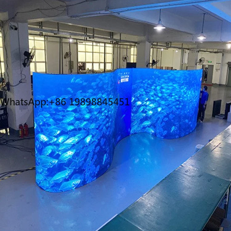 

Indoor Flexible Transparent LED Screen Glass Film Crystal LED Display Adhesive LED Screen