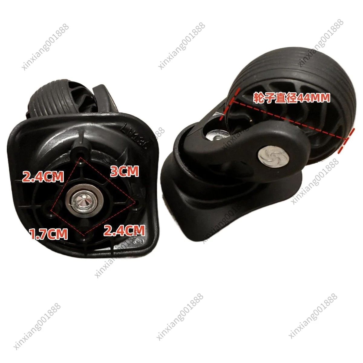 Roda de Substituição para Mala Samsonite Trolley Case Spinner Wheel LW136 Acessório de Roda