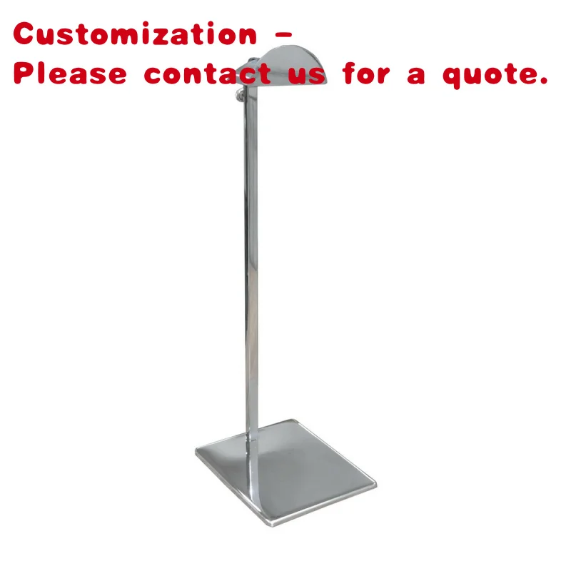 

custom.Stainless Steel Tabletop Handbag Display Rack Metal Bag Display Holder