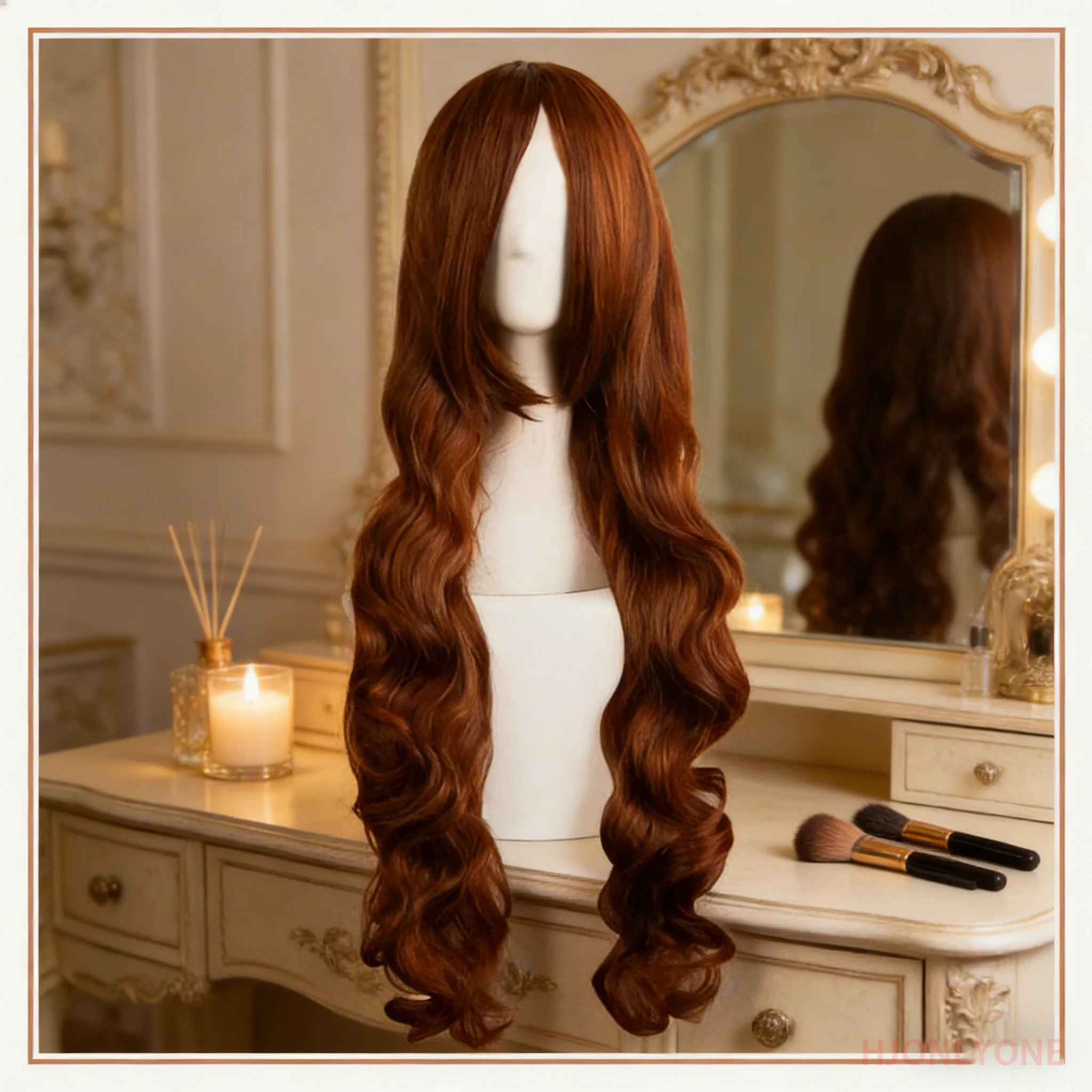 Synthetic Hair Wig Long Colorful Spiral Curls Curly Cosplay Role Play Costume Full Head Party Accessory