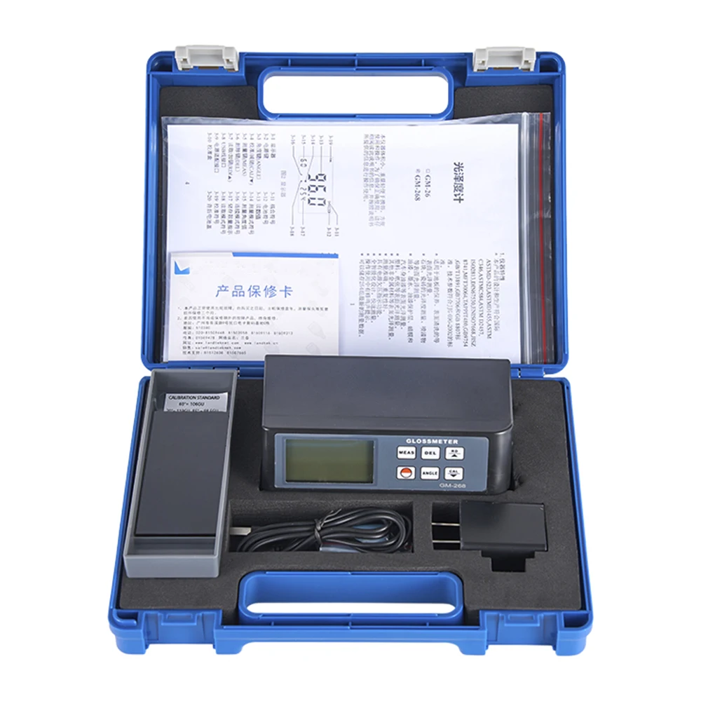 GM-268 Gloss Meter Measuring Angle 20/60/85 Range 0.1GU~200 GU