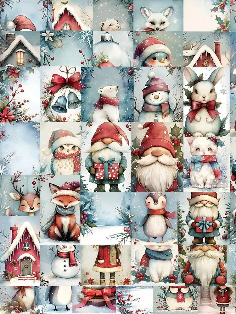 AliExpress 50/100PCS Christmas Snowfield Stickers Notebook Snowboard Phone Bicycle Festival Art Picture Coffee Skateboard Adult Sticker