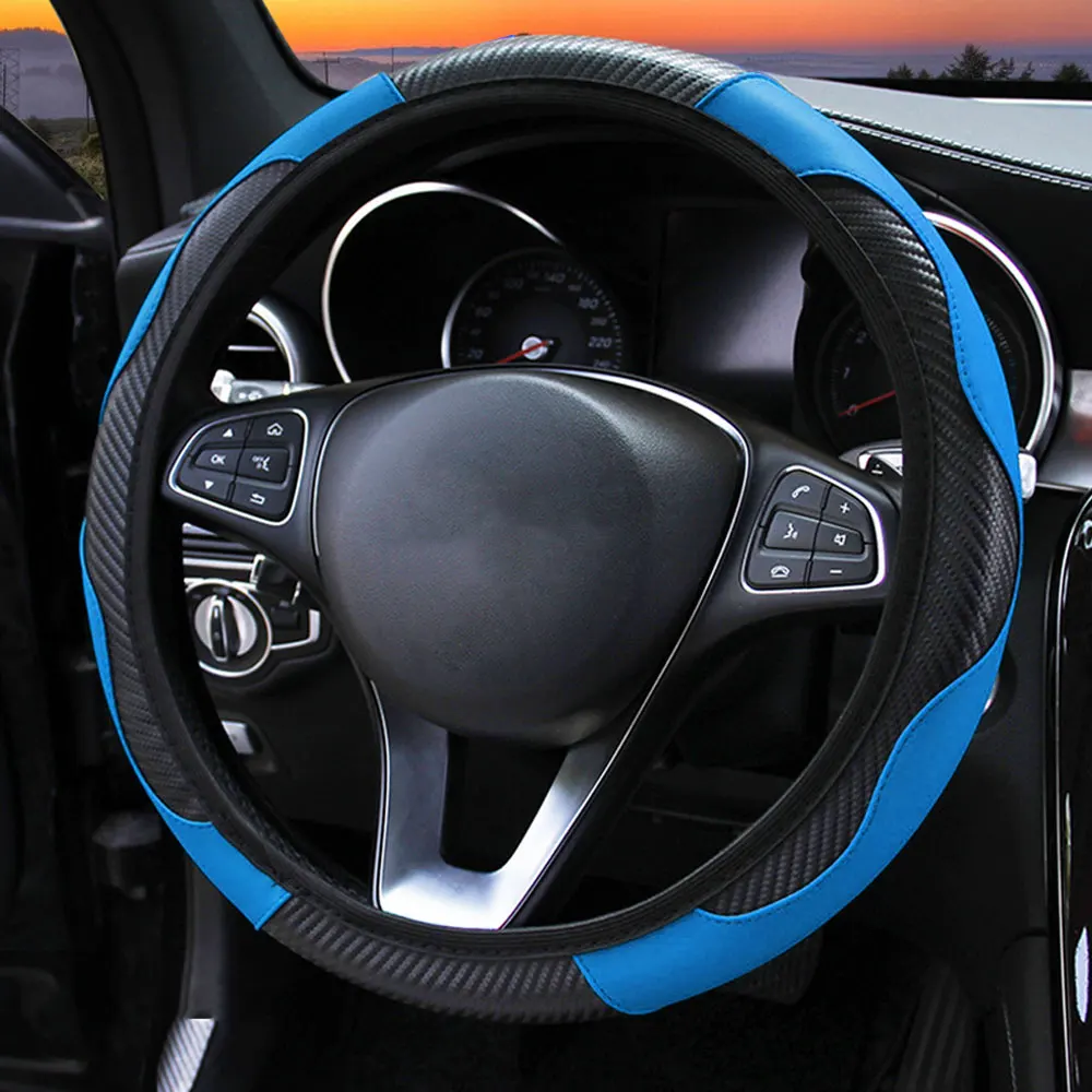 2024 Car Steering Wheel Cover For chevrolet spark cruze malibu onix colorado lacetti captiva aveo trax sonic silverado 1500 cama