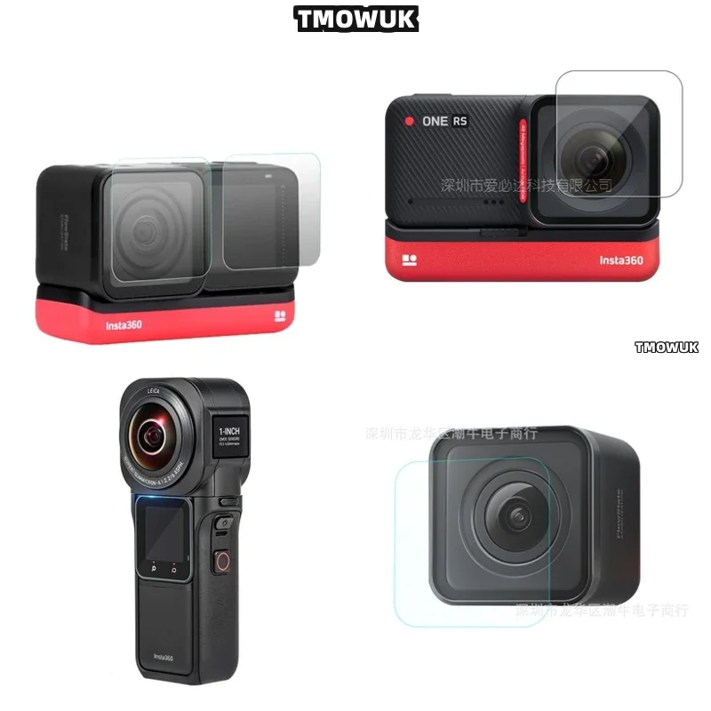 

Anti - Flaking Hard Tempered Glass Screen + TPU Lens Protector For Insta360 ACE Pro AcePro 2