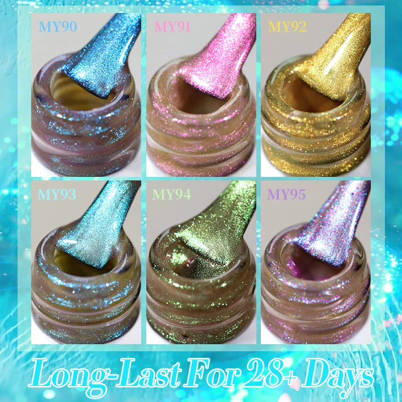 BORN PRETTY 10ml Auroras Cat Magnetic Gel Tears of Angels Crystal Shining Like A Fairy Tale Soak Off UV Gel Nail Art Varnish image 6