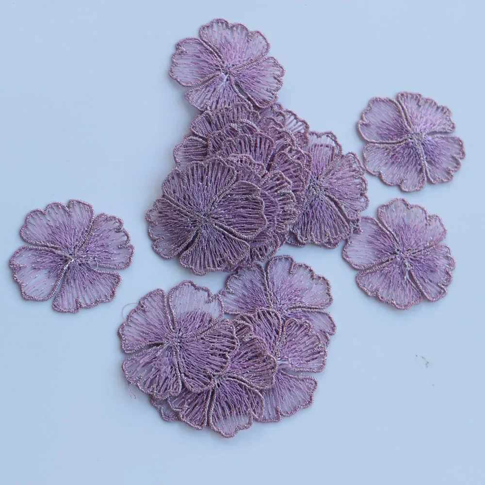 20pc/lot diy craft supplies embroidery flower Patches for clothing Floral patches for bags decorative parches appliques