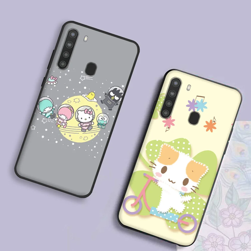 Sanrio Other Character Cover for Realme 8 8I 9I C11 C20 C20A C21 C21Y C25Y C25S C25 C12 C30 C31 C33 Pro Black Phone Case