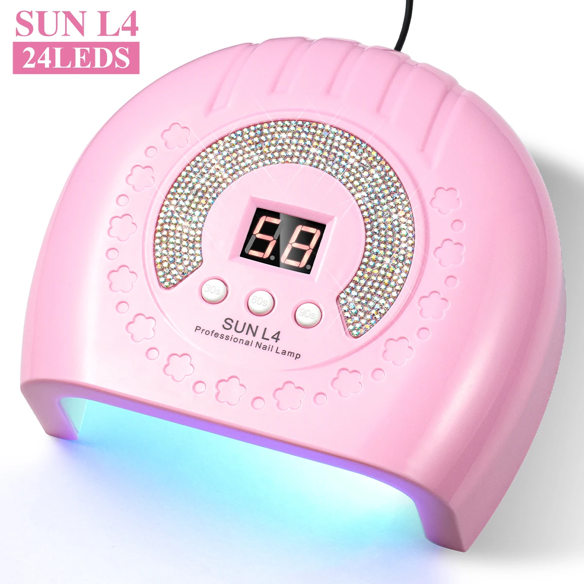 LIMEGIRL UV LED lampe à ongles professionnel Gel durcissement lampe à ongles avec minuterie capteur Flash diamant conception sèche pour outils de Salon de manucure