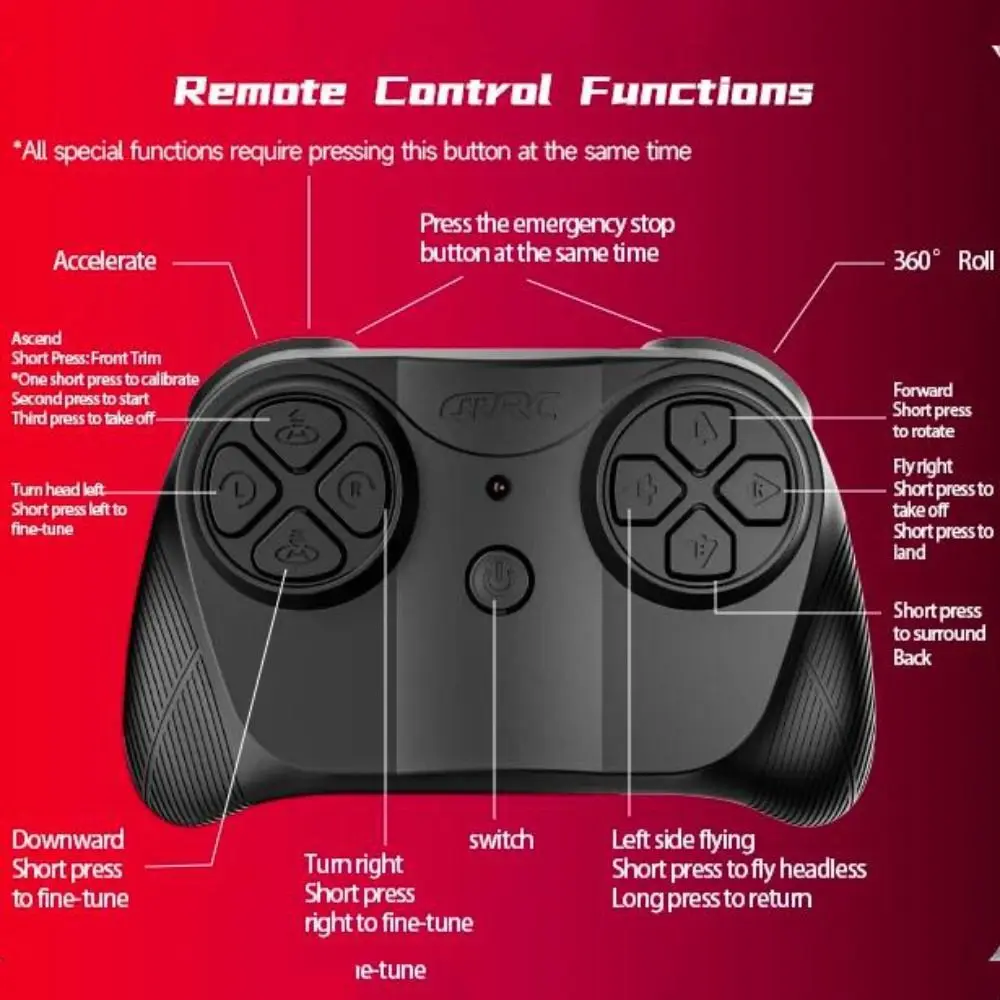 

EPP Foam Remote Control Aircraft Gravity Sensing Rechargeable Four Motor Helicopter Portable RC Remote Control Aircraft