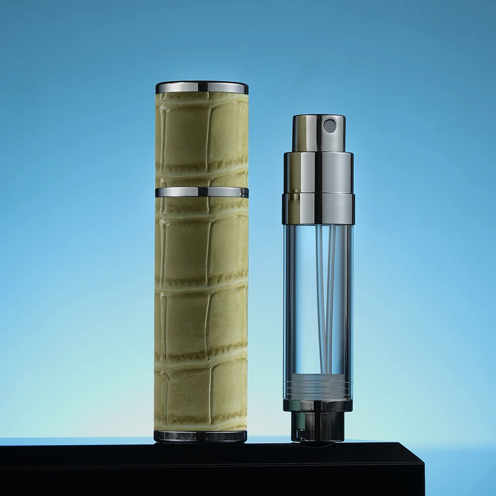 5ml 미니 향수 스프레이 디스펜서 병 바닥 충전 화장품 리필 형 스프레이 분무기 휴대용 용기 병 악어