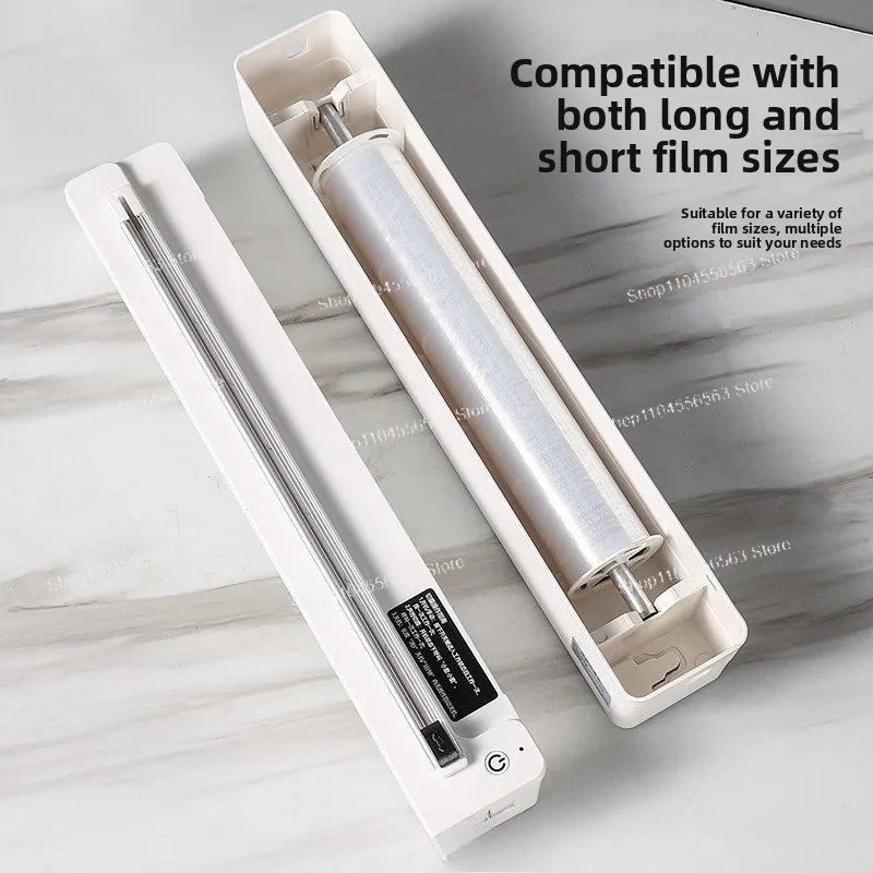 Voice-controlled Electric Plastic Wrap Cutter - Special Food Cutting Box for Household Plastic Wrap Covers